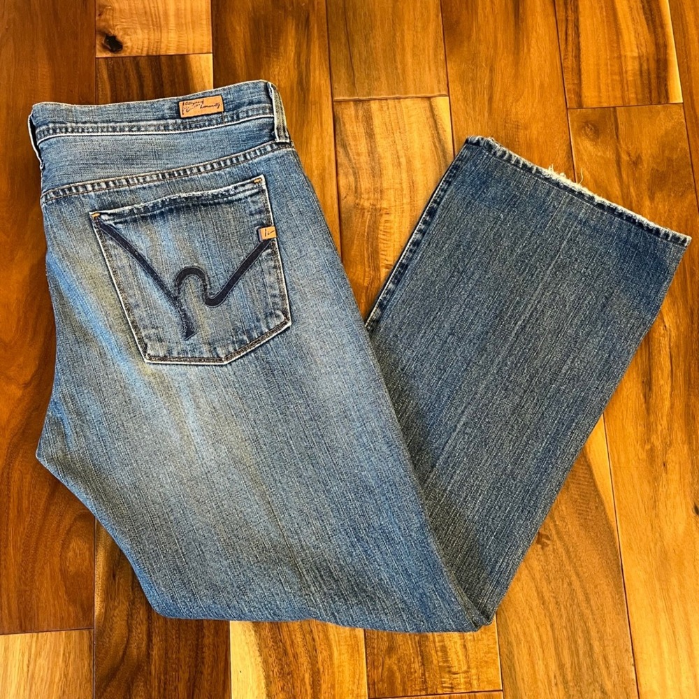 Citizens of Humanity Jagger Bootcut Jeans Mens 38x31 Blue Medium Wash Z-Fly 609